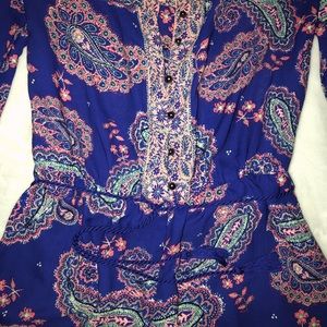 Paisley romper